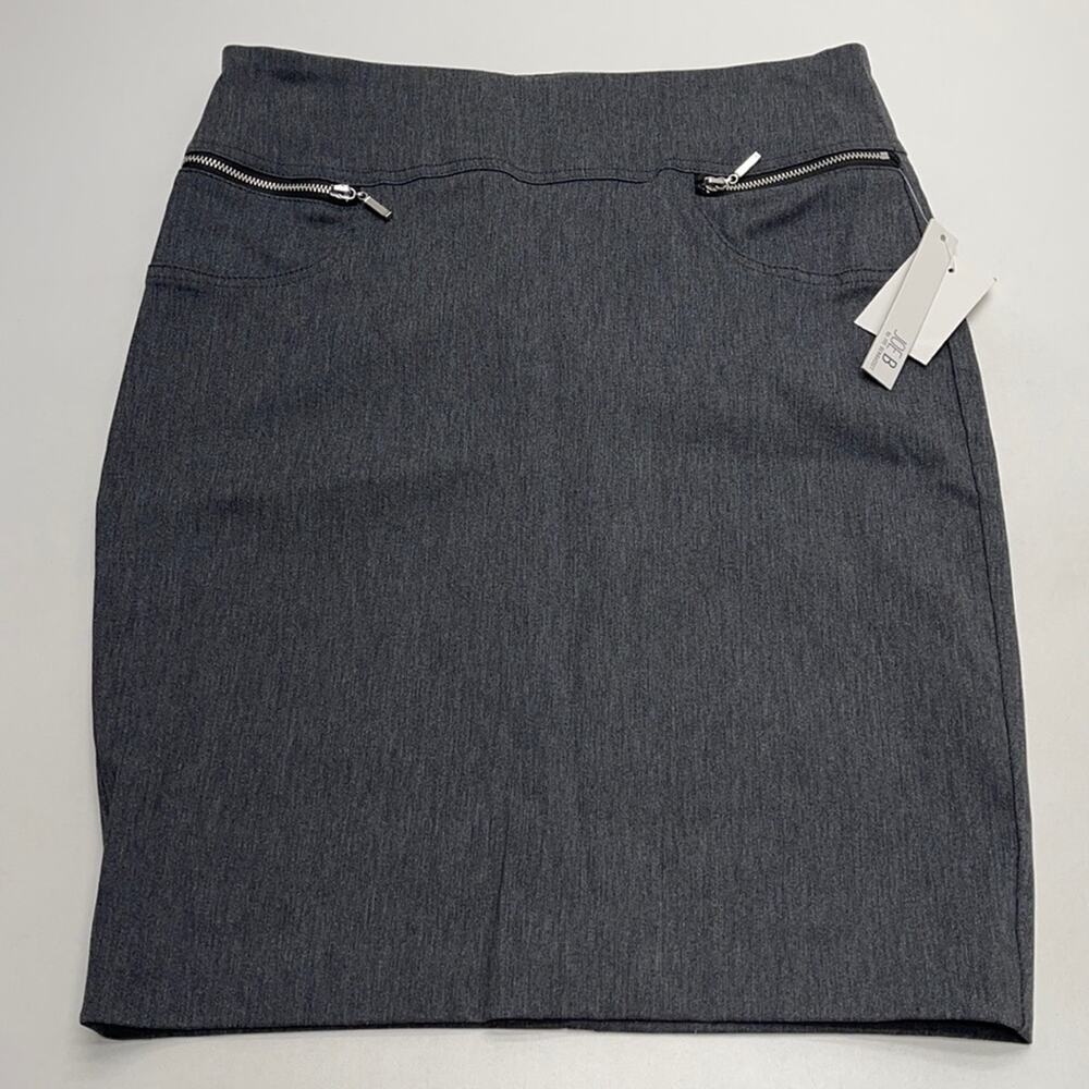 JOE BENBASSET Women’s Medium Gray Stretch Skirt
